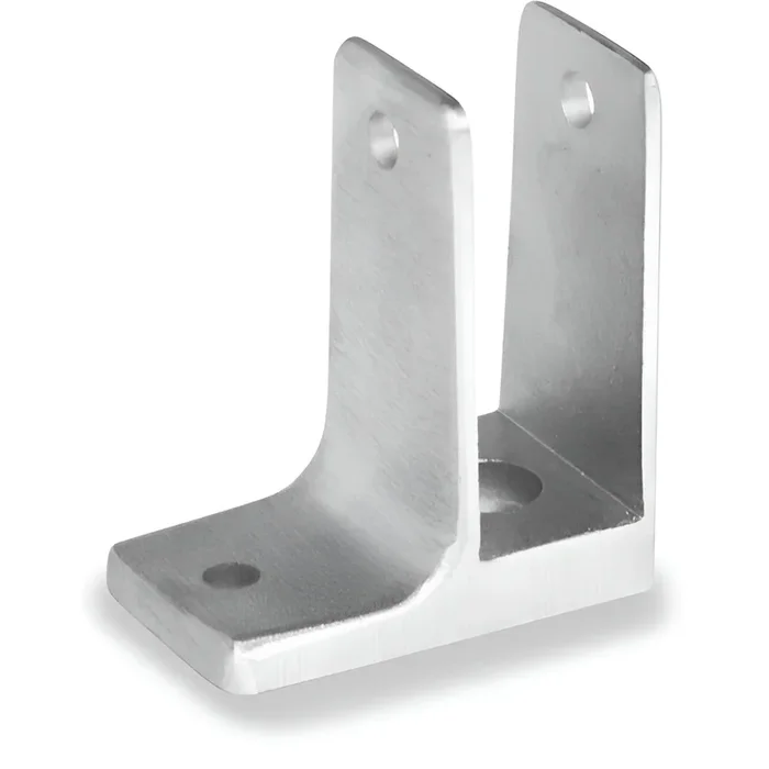 Wall Bracket One Ear 1″ Stainless by Jacknob – Durable Toilet Partition Hardware
