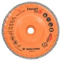 Walter 06B454 4.5″ 40 Grit Spin-On Enduro-Flex Flap Disc