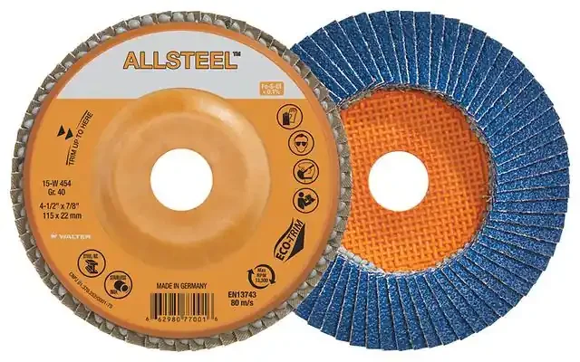Walter 06W504 5″ 40 Grit Spin-On ALLSTEEL™ Flap Disc