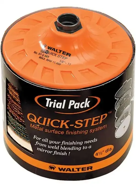 Walter 07Q953 4.5″ x 5/8″-11″ Quick-Step Trial Pack (1 Pack)