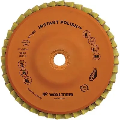 Walter 07T452 4.5″ Instant Polish™ Flap Disc