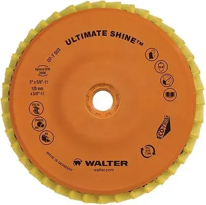Walter 07T453 4.5″ Ultimate Shine™ Flap Disc