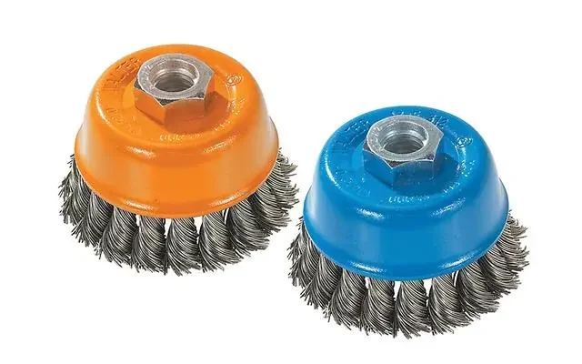 Walter 13F304 3″ x .015″ x 5/8″-11″ Knot-Twisted Wire Cup Brush