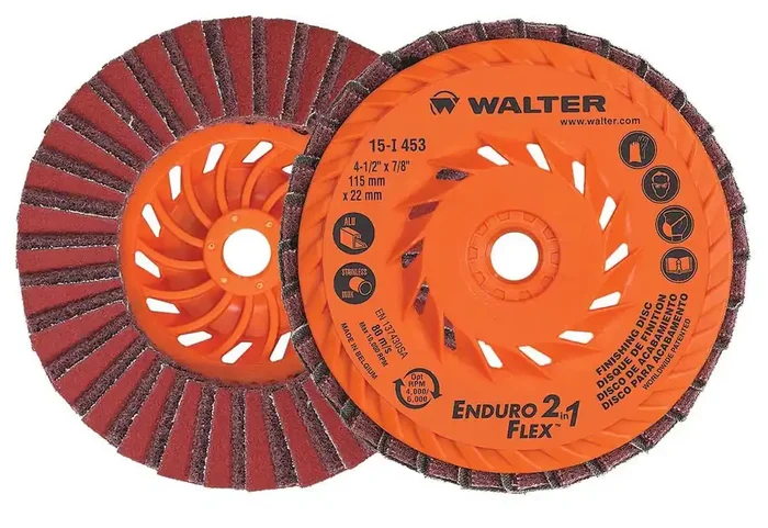 Walter 15I503 5″ 2-in-1 Enduro-Flex Flap Discs