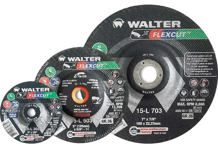 Walter 15L706 7″ x 7/8″ 60 Grit Flexcut Wheel