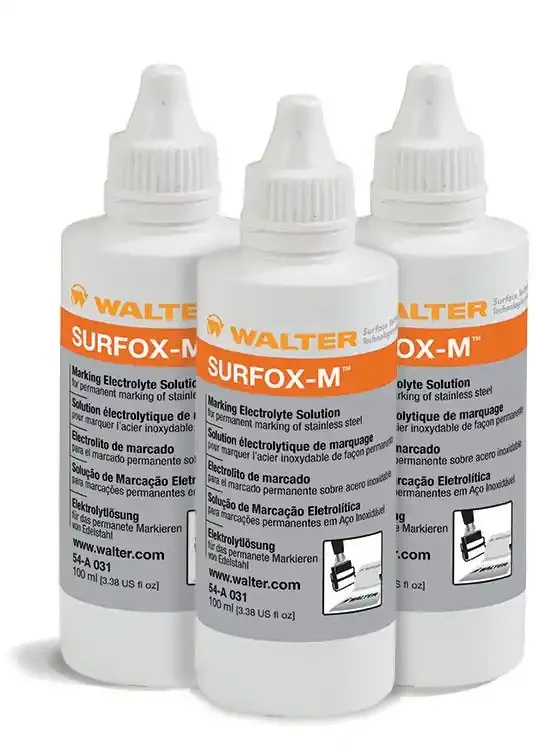 Walter 54A036 SURFOX-M Black Stainless Steel Marking Electrolyte 5 L Liquid (1 Pack)