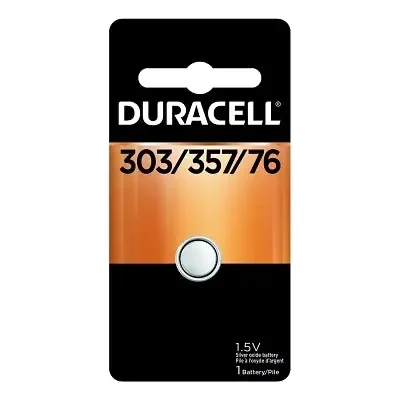 Watch/EleCTronic Battery, Silver Oxide, 1.5V, 357/303, 1 EA/PK