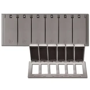 Weather-Safe 6 Decor Wall Plate Covers for Wet Locations