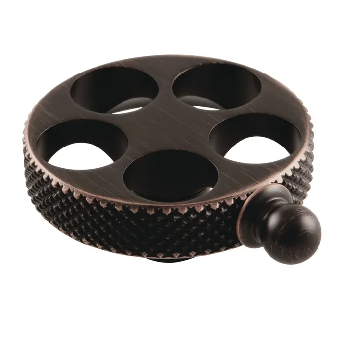 Webb Brass Knurled Wheel Handle, Naples Bronze – Kingston Brass
