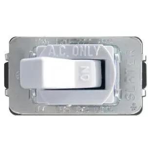 White 15 Amp Despard Toggles