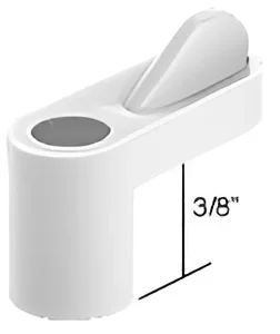 White 3/8″ Plastic Window Screen Clips – Bulk | C.R. Laurence