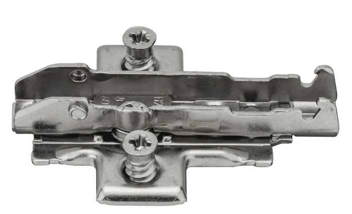 Wing Baseplate, Grass TIOMOs, 4-Point Fixing with Pre-Mounted Euro Screws by Hafele