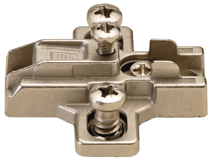 Wing Mounting Plate, Salice, Slide-On, Pre-Mounted 11 mm Euro Screws – Hafele