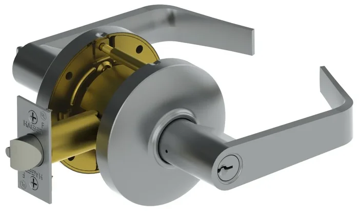 Withnell Lever Entry Cylindrical Lock – Satin Chrome Finish | Hager Hinge