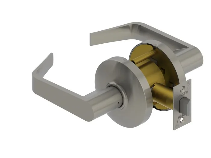 Withnell Lever Passage Cylindrical Lock Satin Chrome Finish – Hager Hinge