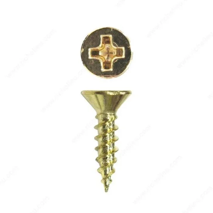 Wood Screw, Flat Head, Phillips Drive, Fine Thread, Regular Wood Point by Richelieu