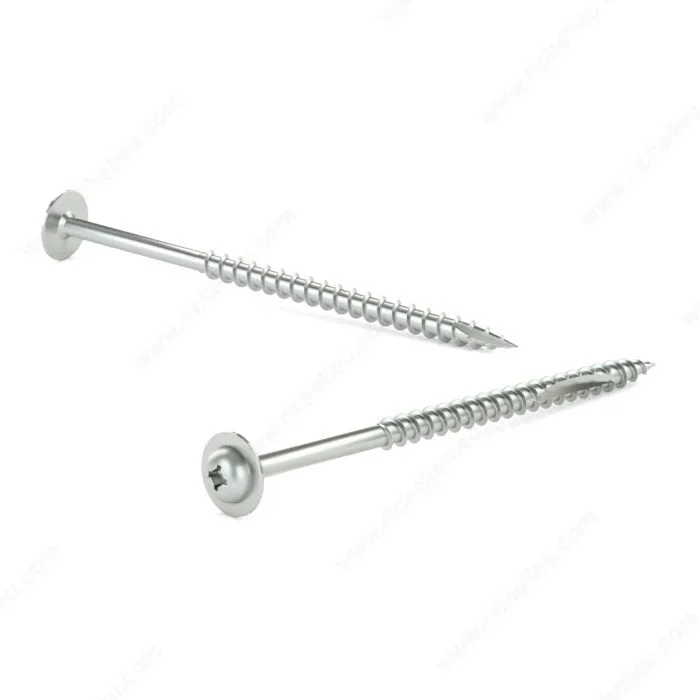 Wood Screw, Pan Washer Head, Quadrex Drive by Richelieu