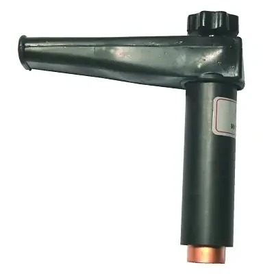 WP-27 Machine Water Cooled Tig Torch Body, Angled Head, 1 3/8 in Handle