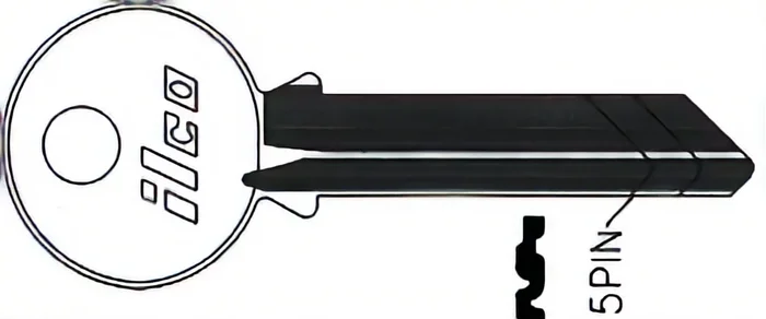 Yale RN8GA Key Blank – Ilco Unican Corporation