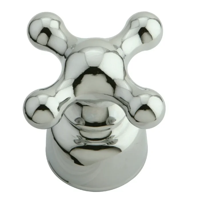 Zinc Alloy Cross Handle – Polished Chrome by Kingston Brass